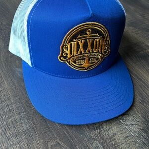 Dixxon Blue and White Trucker Hat